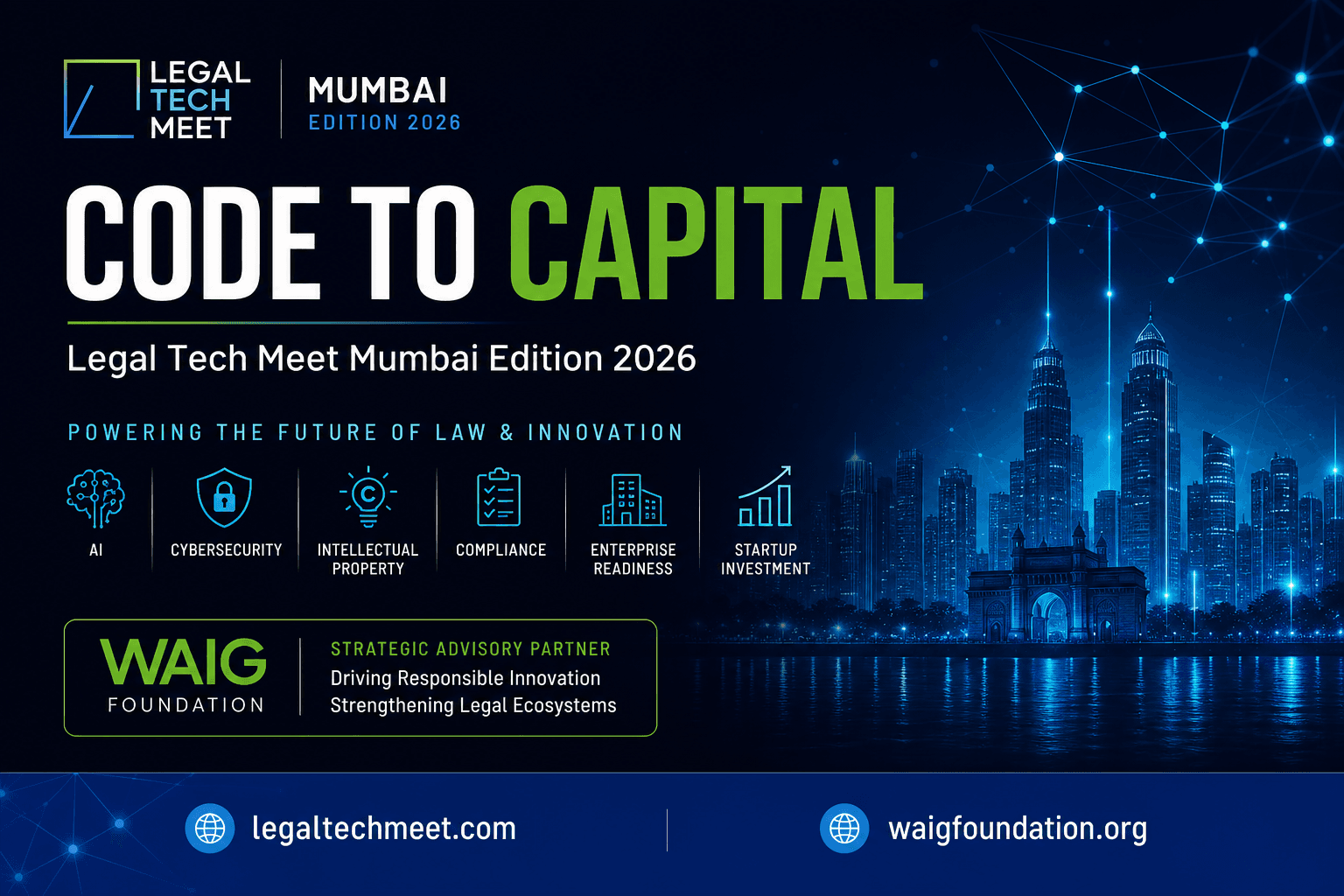 Legal Tech Meet Mumbai Edition 2026 — Code to Capital summit